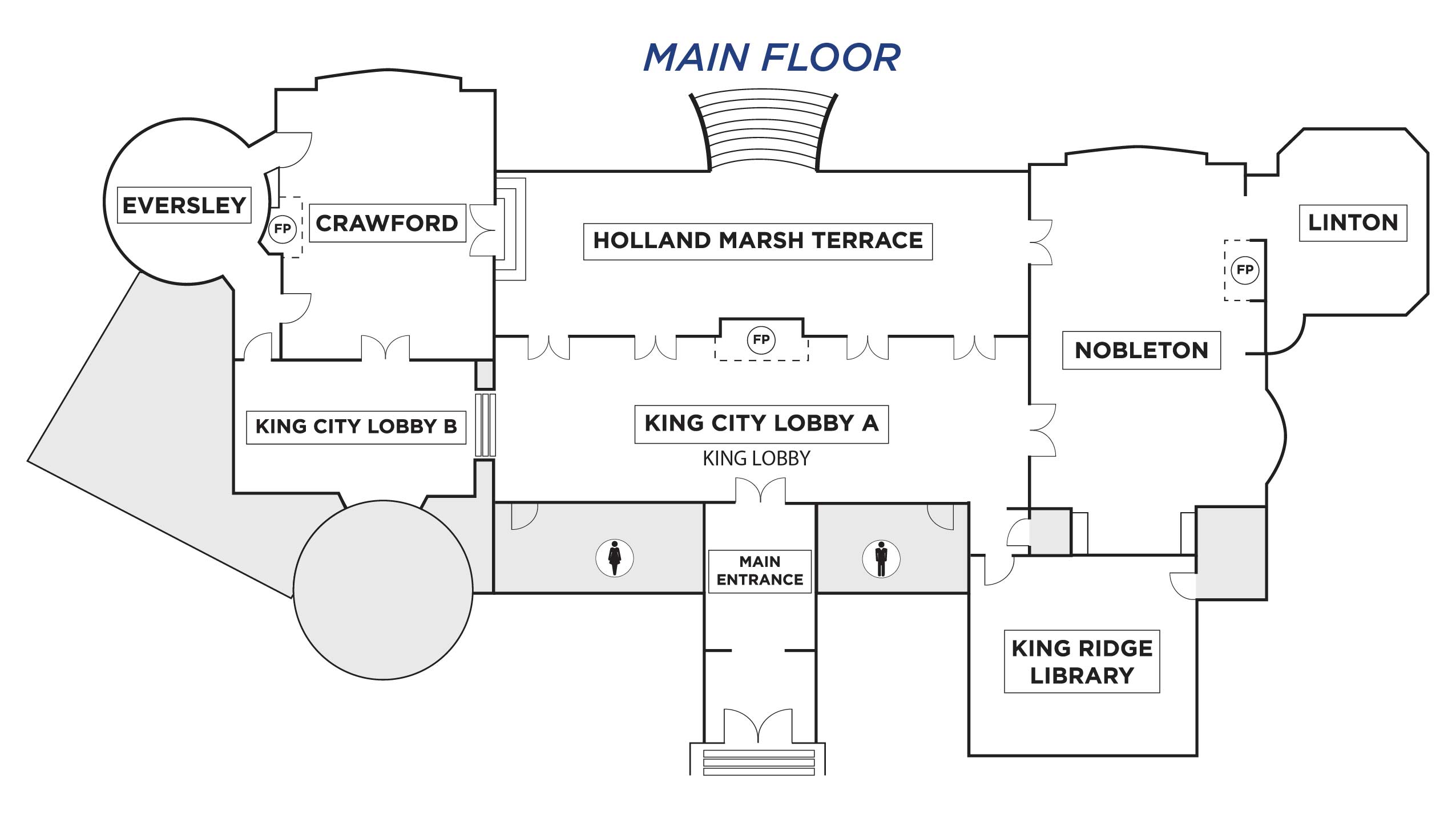 Eaton Hall Country Inn and Spa Diagram 1